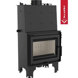 Water heating fireplace KRATKI AQUARIO M 12 kW Ø 180