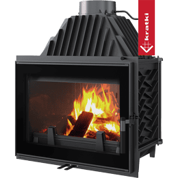 Kamineinsatz Gusseisen KRATKI ZOSIA 12 kW Ø 200