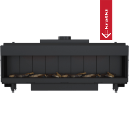 Cheminée au Gaz KRATKI LEO 200 face avant gaz naturel ∅ 130/200 15 kW