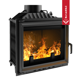 Gjutjärnskamin GRATKI ANTEK 10 kW Ø 180