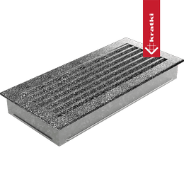 Ventilacijski poklopac FRESH 17x37 crna i srebrna