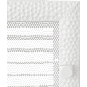 Rejilla de ventilación VENUS 17x37 blanco con persianas