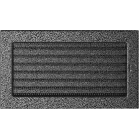 Vent Cover 17x30 black and silver with blinds