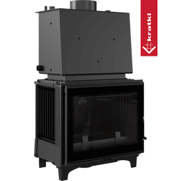 Water heating fireplace KRATKI FRANEK 12 kW Ø 200