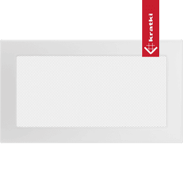 Ventilasjonsdeksel 17x30 hvit