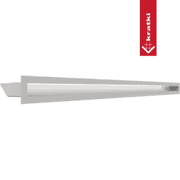 Vent Cover LUFT 6x100 white Slim