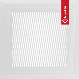 Ventiliacijos dangtelis Oskar 17x17 baltas