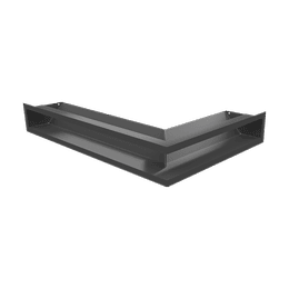 Eck-Lüftungsgitter LUFT links 60x40x9 Graphite