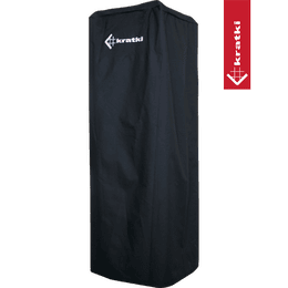 Cover PATIO SLIM black - white logo