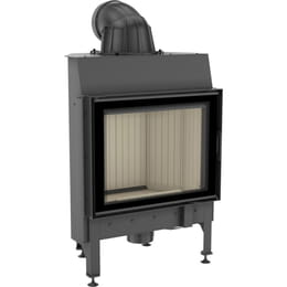 Kamineinsatz aus Stahl KRATKI NADIA 10 kW Ø 200