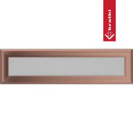 Kratka wentylacyjna kominkowa Oskar 11x42 miedziana