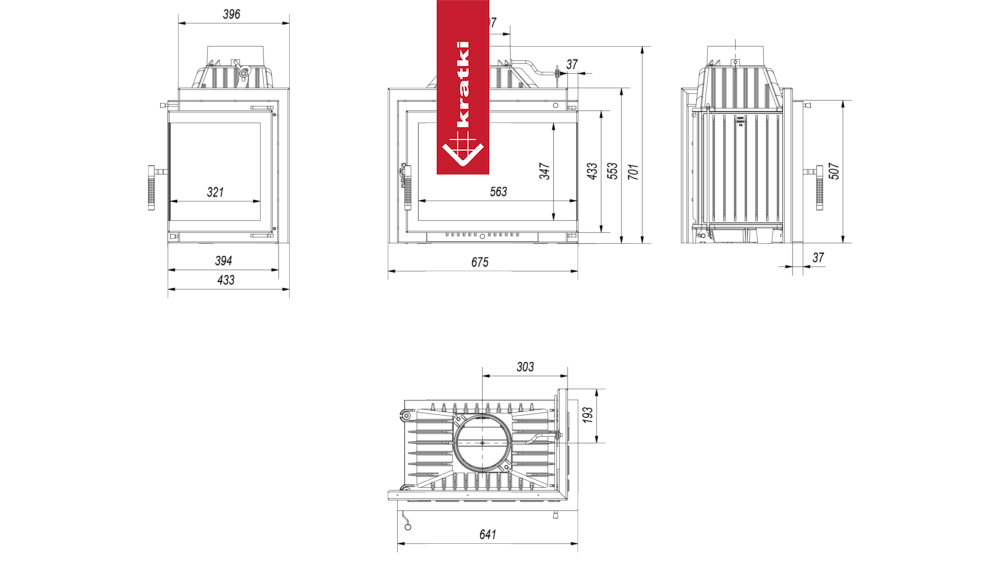 Technische tekening 2 — Kratki Simple M