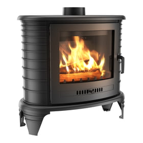 Wood burning cast iron stove K8 Automatic Air Control Ø 130 9 kW