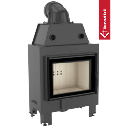 Chimenea de leña de acero MBM 10 kW Ø 200 doble cara