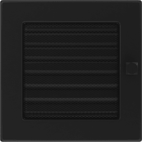 Vent Cover 17x17 black with blinds