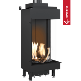 Cheminée au Gaz KRATKI LEO 45 / 68 droite propane butane ∅ 100/150 4,1 kW