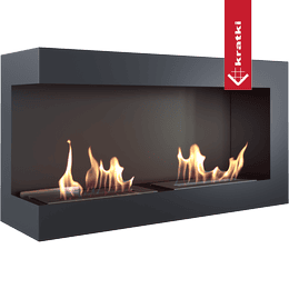 Wandkamin Bioethanol DELTA 900 TÜV links