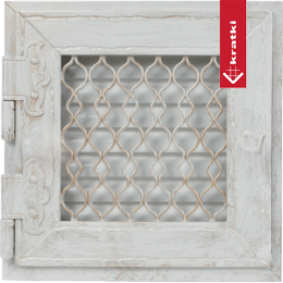 Ventilasjonsdeksel Retro 22 hvit