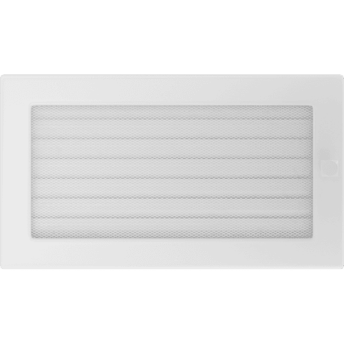 Κάλυμμα εξαερισμού 17x30 λευκό με περσίδες
