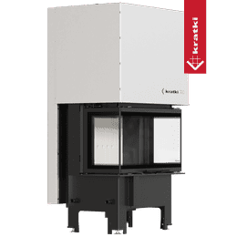 Kandalló KRATKI REGNOR 680/280 7 kW Ø 160 3 oldalas