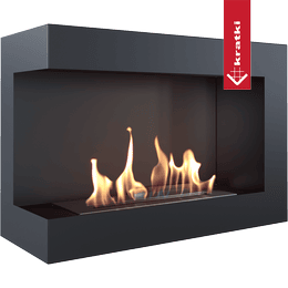 Wandkamin Bioethanol DELTA 700 TÜV links