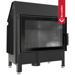 Čelični kamin KRATKI ZIBI 11 kW Ø 180 DECO crni thermotec