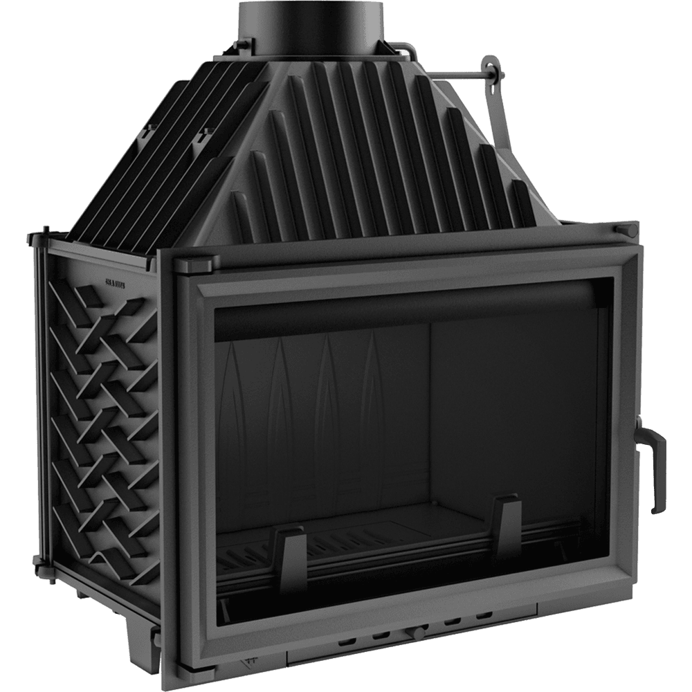 Cast iron fireplace KRATKI OLIWIA 16 kW Ø 200