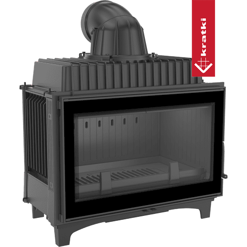 Cast iron fireplace KRATKI FRANEK 14 kW Ø 200