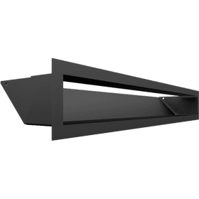 Kratka wentylacyjna kominkowa LUFT 9x60 czarna Slim