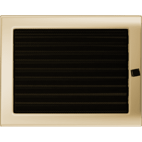 Vent Cover 22x30 gold - plated with blinds