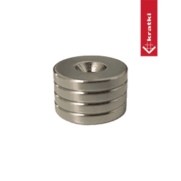 Round magnet fi 20x3 mm with M4 screw hole
