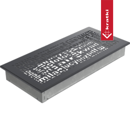 Ventilatiedeksel ABC 17x37 grafiet