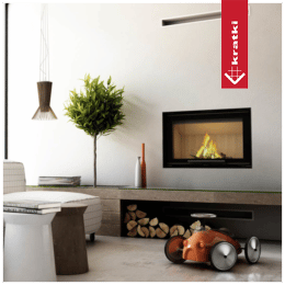 Steel fireplace KRATKI ZIBI 11 kW Ø 180 Lift-up
