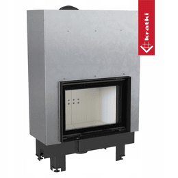 Stalen haard KRATKI MBM 10 kW Ø 200 Opklapbare zelfsluitende deur