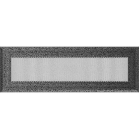 Kratka wentylacyjna kominkowa Oskar 11x32 czarno-srebrna