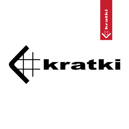 Naklejka średnia logo kratki plotowana z folii czarnej na ekspozytor i samochód długość - 21 cm, wysokość - 8 cm
