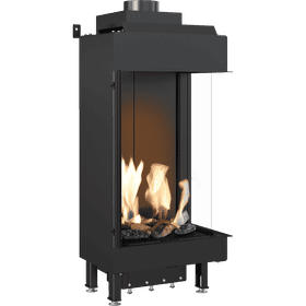 Gas Fireplace LEO 45 / 68 right-sided propane ∅ 100/150 3,8 kW