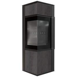 Socle De Protection Acier Pour Poêle Kratki MODÈLE 6 - 80x100 Cm, Noir