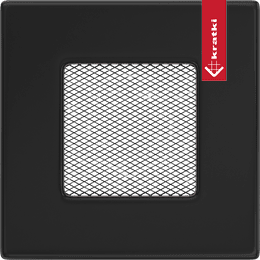 Lüftungsgitter 11x11 schwarz