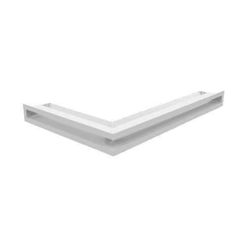 Griglia di ventilazione LUFT angolo destra 40x60x6 bianco