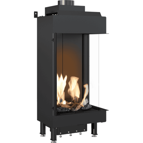 Gas Fireplace LEO 45 / 68 right-sided propane butane ∅ 100/150 4,1 kW