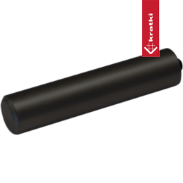 Čierna rukoväť pre rukoväť dverí, dlhá 100 mm