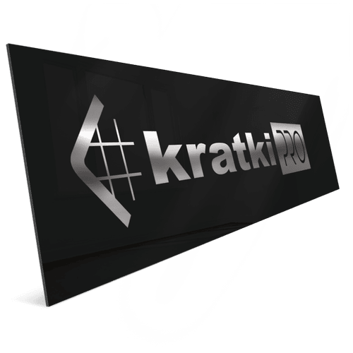 Ploča s logom KRATKI PRO 150x40 cm