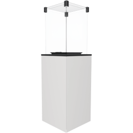Patio Gāzes sildītājs Stikla panelis Balts manuāls 8,2 kW