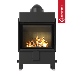 Stålpeis GRATKI LUCY 12 kW Ø 200 sort termotek