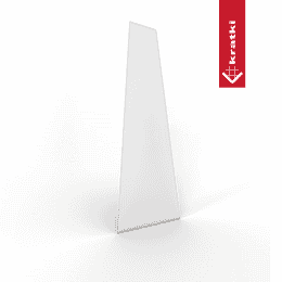 Staklo debljine 4mm S/4/V/345x1108/KIŠOBRAN/BS