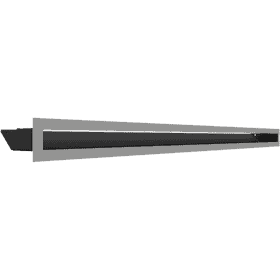 Kratka wentylacyjna kominkowa LUFT 6x100 szlifowana Slim