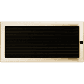 Vent Cover 22x45 gold - plated with blinds