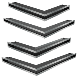 Griglia di ventilazione LUFT angolo 56x56x6 terra