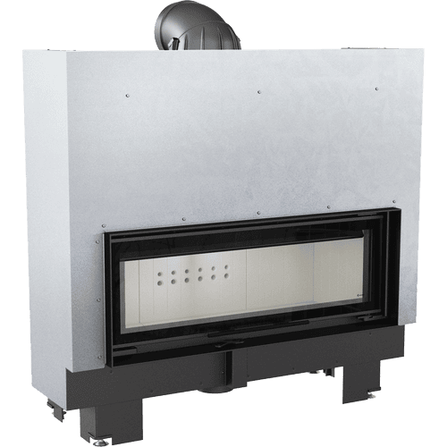 Steel fireplace MB100 14 kW Ø 200 Lift-up